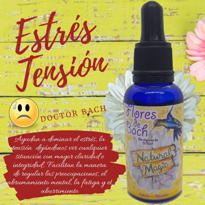 Flores de Bach para el Estrés y la Tensión