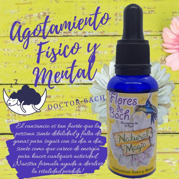 Flores de Bach Agotamiento Físico y Mental